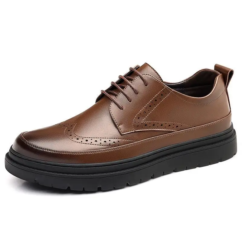 Business dress shoes, men's pointed shoe sets and shoes, handmade, plus size
Business dress shoes, men's pointed shoe sets and shoes, handmade, plus size