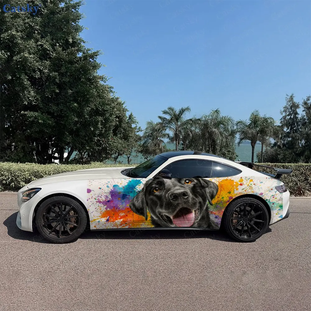 2pcs Rainbow Splash Dog Car Side Wraps, Self-Adhesive PVC Waterproof & Scratch-Resistant Stickers, Car Accessory Gift
2pcs Rainbow Splash Dog Car Side Wraps, Self-Adhesive PVC Waterproof & Scratch-Resistant Stickers, Car Accessory Gift