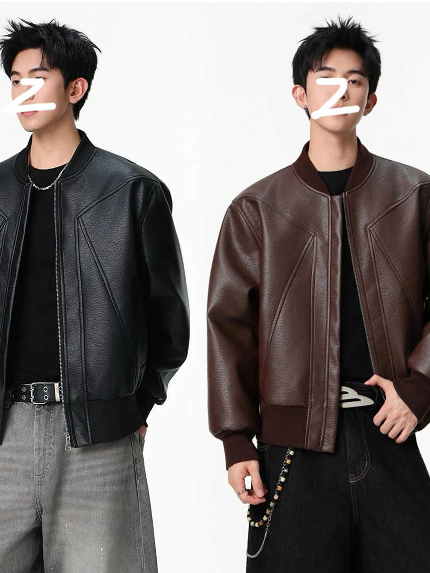 Мужская куртка в стиле ретро-американский мотоциклетный кэжуал из искусственной кожи, весенне-осенняя, модная верхняя одежда
Мужская куртка в стиле ретро-американский мотоциклетный кэжуал из искусственной кожи, весенне-осенняя, модная верхняя одежда