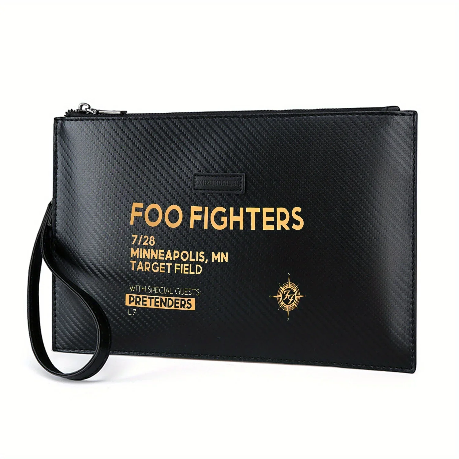 Foo Fighters Concert, Venue, Goests Элегантная мужская сумка из искусственной кожи с принтом, модная и практичная для повседневной носки
Foo Fighters Concert, Venue, Goests Элегантная мужская сумка из искусственной кожи с принтом, модная и практичная для повседневной носки