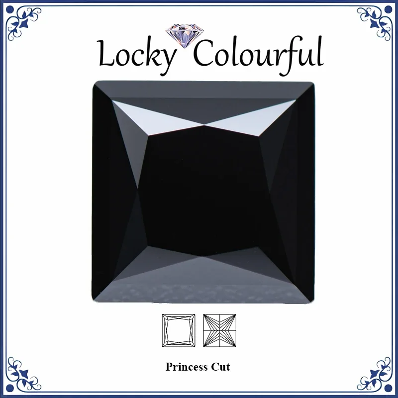 Moissanite Black Color VVS1 Princess Cut Beads for Charms DIY Jewelry Making Bracelet Pendant Materials with GRA Certificate
Moissanite Black Color VVS1 Princess Cut Beads for Charms DIY Jewelry Making Bracelet Pendant Materials with GRA Certificate