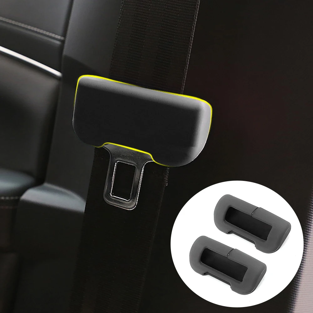 2PCS Car Seat Belt Clip Cover For Tesla Model 3&Y Soft Silicone Collision Avoidance Safety Belt Buckle Cover Car Accessories
2PCS Car Seat Belt Clip Cover For Tesla Model 3&Y Soft Silicone Collision Avoidance Safety Belt Buckle Cover Car Accessories