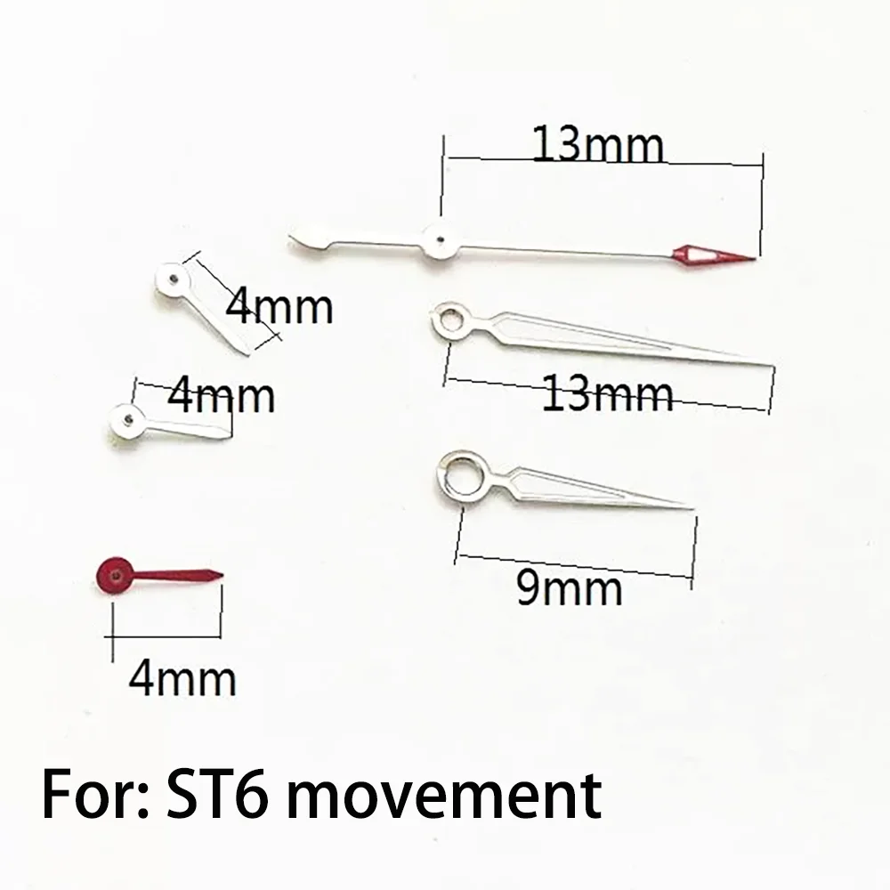 Watch Accessories Movement Hands Suitable for Tianjin ST6 Movement Six Hands A Set
Watch Accessories Movement Hands Suitable for Tianjin ST6 Movement Six Hands A Set