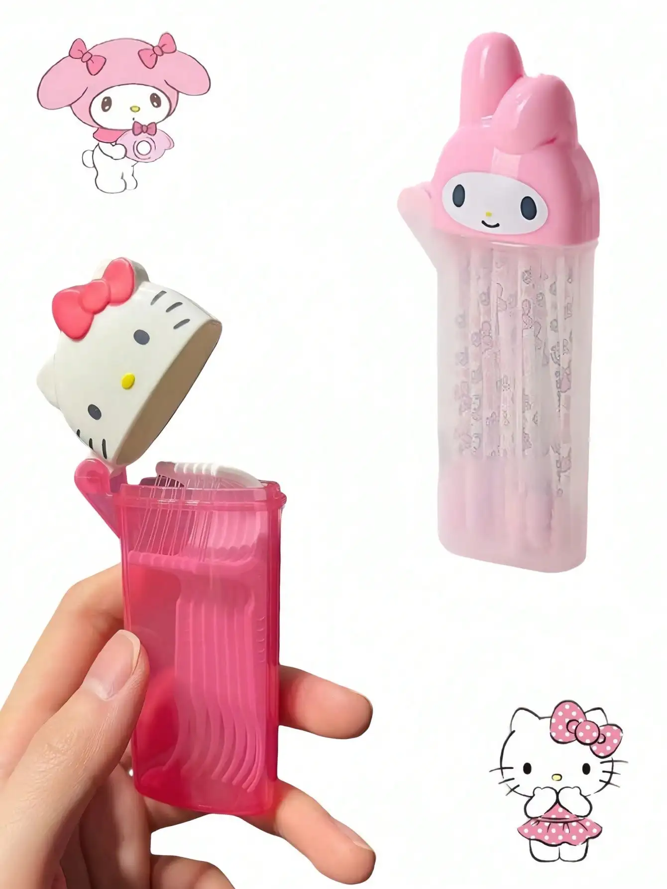 1pc Sanrio Hellokitys My Melody cute creative cotton swab tube, portable cotton swab tube Christmas gift
1pc Sanrio Hellokitys My Melody cute creative cotton swab tube, portable cotton swab tube Christmas gift