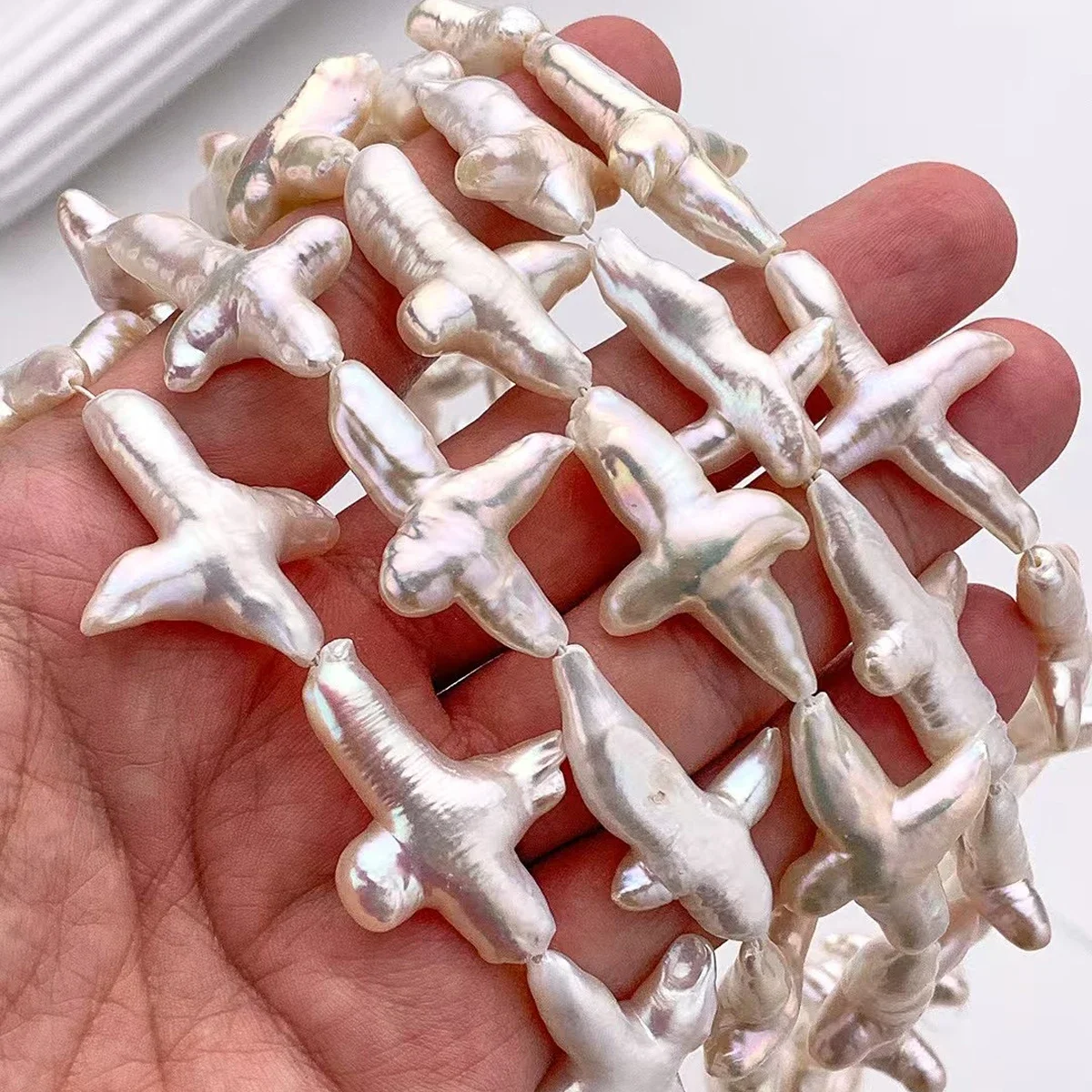 22-27x28-35mm5A Regal Pristine Natural Pearl Shaped Cross Baroque Rare Bead Women Jewelry Make DIY Necklace Bracelet Accessories
22-27x28-35mm5A Regal Pristine Natural Pearl Shaped Cross Baroque Rare Bead Women Jewelry Make DIY Necklace Bracelet Accessories