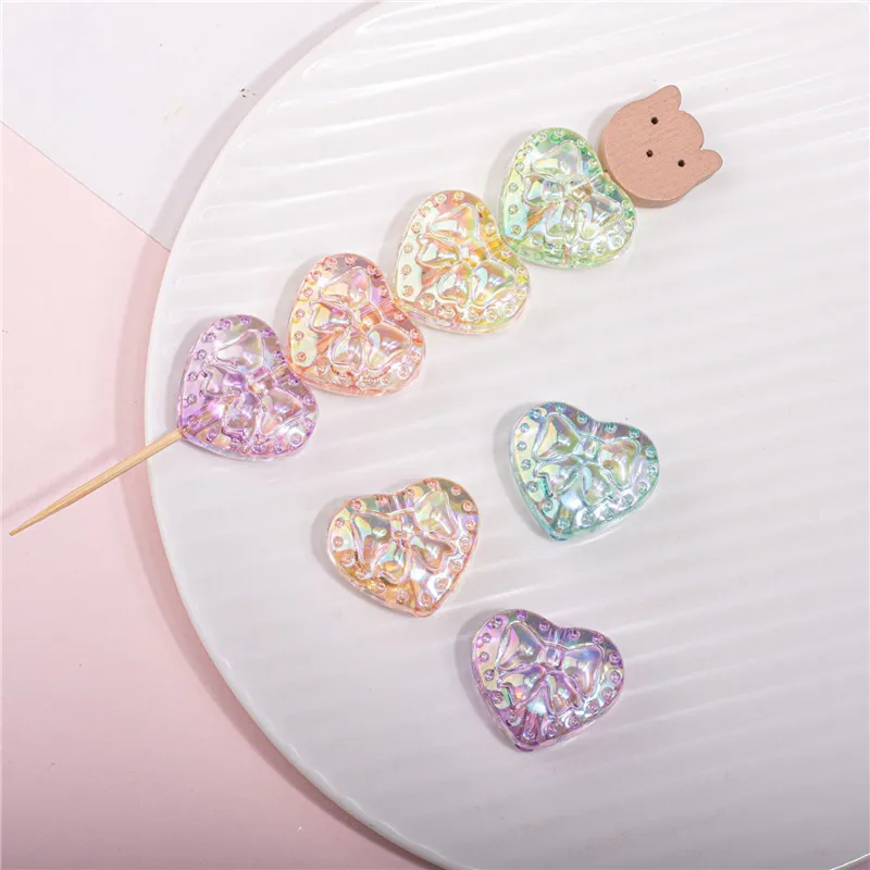 Newest 100pcs/lot uv color print bow pattern cartoon hearts shape acrylic beads diy jewelry bracelet/garment pendant accessory
Newest 100pcs/lot uv color print bow pattern cartoon hearts shape acrylic beads diy jewelry bracelet/garment pendant accessory