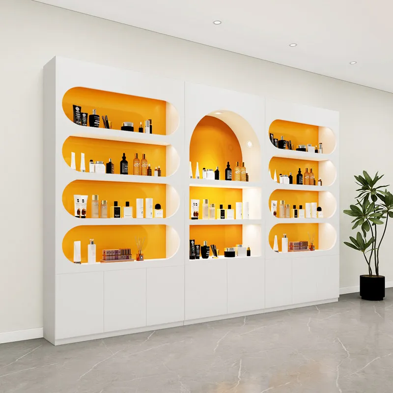 Nordic High-end Display Cabinet Modern Beauty Salon Nail Salon Skin Care Products Display Cabinets Commercial Furniture FYMC
Nordic High-end Display Cabinet Modern Beauty Salon Nail Salon Skin Care Products Display Cabinets Commercial Furniture FYMC