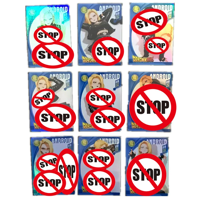 9pcs/set Classic Anime Characters Sexy Cards Dragon Ball Android 18 Nude Photos Fighting Games Toys and Gift Collection Cards
9pcs/set Classic Anime Characters Sexy Cards Dragon Ball Android 18 Nude Photos Fighting Games Toys and Gift Collection Cards