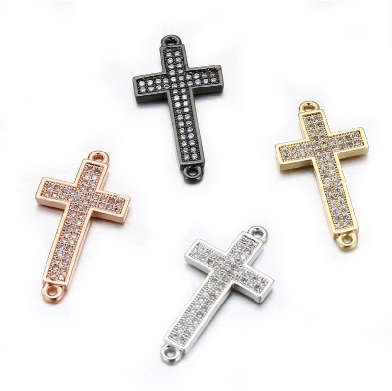 Classical Connector Cross Pendant Christian Copper Beads for Bracelet Necklace DIY Jewelry Making Religious Style
Classical Connector Cross Pendant Christian Copper Beads for Bracelet Necklace DIY Jewelry Making Religious Style