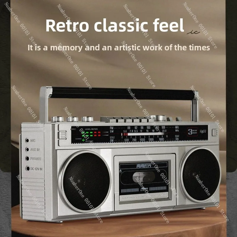 Vintage Tape Player Recorder Vintage 80s Radio Recorder Multi-Function Two-Channel Cassette Player
Vintage Tape Player Recorder Vintage 80s Radio Recorder Multi-Function Two-Channel Cassette Player