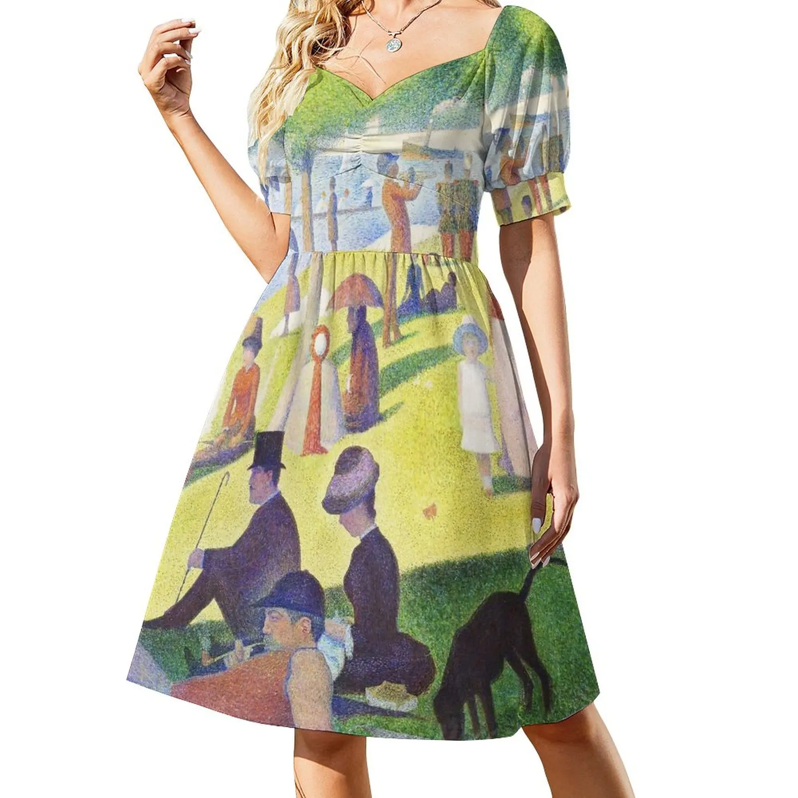 A Sunday Afternoon on La Grande Jatte - Georges Seurat Sleeveless Dress summer dress daily Dress women
A Sunday Afternoon on La Grande Jatte - Georges Seurat Sleeveless Dress summer dress daily Dress women
