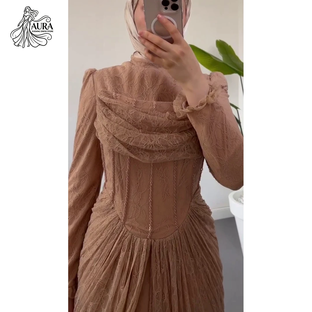 Aura A Word Prom Dress Elegant Dresses for Night Party Woman Round Neck Custom Made Embroidered Lace Ball Gowns Evening Women
Aura A Word Prom Dress Elegant Dresses for Night Party Woman Round Neck Custom Made Embroidered Lace Ball Gowns Evening Women