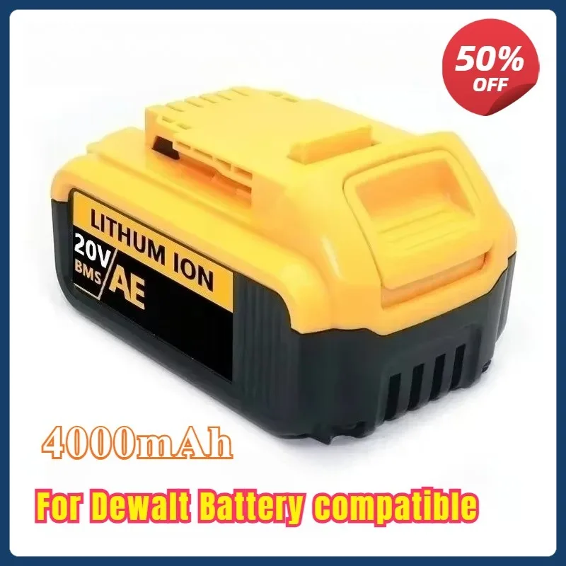 4000mAh 20V Compatible Battery for Dewalt Power Tool Battery DCB180 DCB181 Rechargeable Electric Tool Lithium Batteries
4000mAh 20V Compatible Battery for Dewalt Power Tool Battery DCB180 DCB181 Rechargeable Electric Tool Lithium Batteries