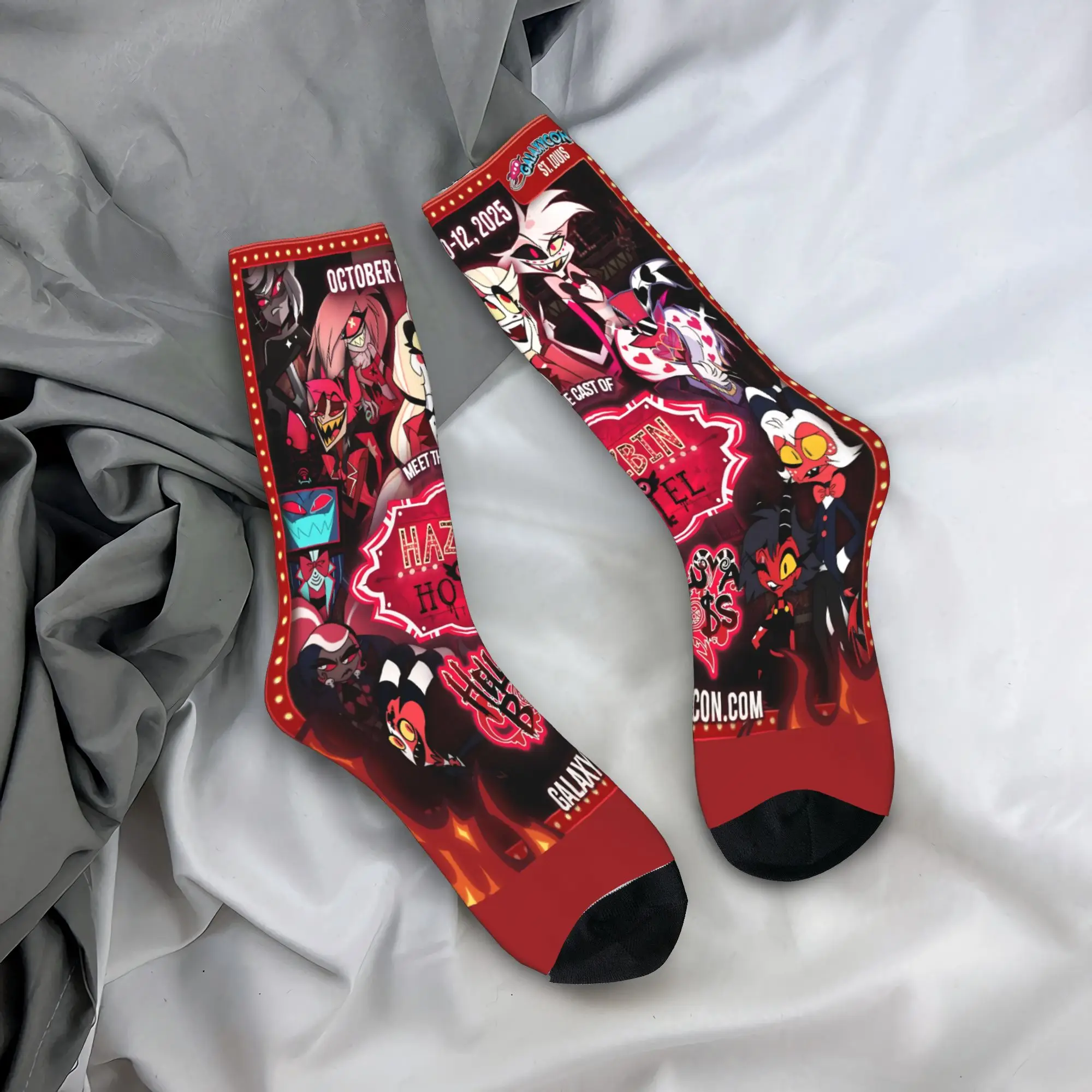 Alastor Game VOX H-Hazbin Hotel Stockings Pattern Funny Socks Spring Anti Sweat Socks Couple Running Warm Soft Socks
Alastor Game VOX H-Hazbin Hotel Stockings Pattern Funny Socks Spring Anti Sweat Socks Couple Running Warm Soft Socks