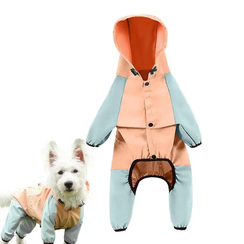 Dog Raincoat with Hood Waterproof Reflective Pet Raincoat Breathable Rain Gear for Small Dogs Portable Dog Clothes for Bichon
Dog Raincoat with Hood Waterproof Reflective Pet Raincoat Breathable Rain Gear for Small Dogs Portable Dog Clothes for Bichon