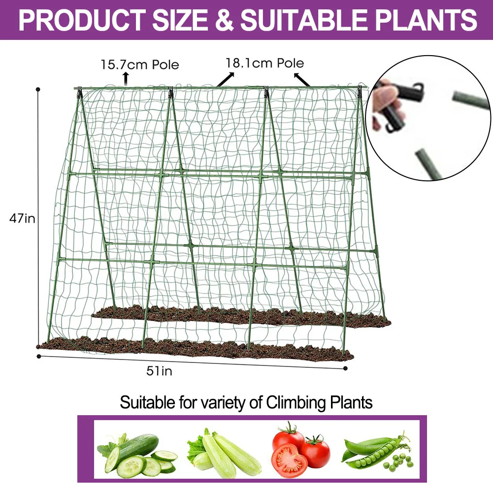 Adjustable Trellis 180cm L Climbing Plants Customizable Setup Outdoor Aesthetic PVC Coated Wire Outdoor Garden
Adjustable Trellis 180cm L Climbing Plants Customizable Setup Outdoor Aesthetic PVC Coated Wire Outdoor Garden