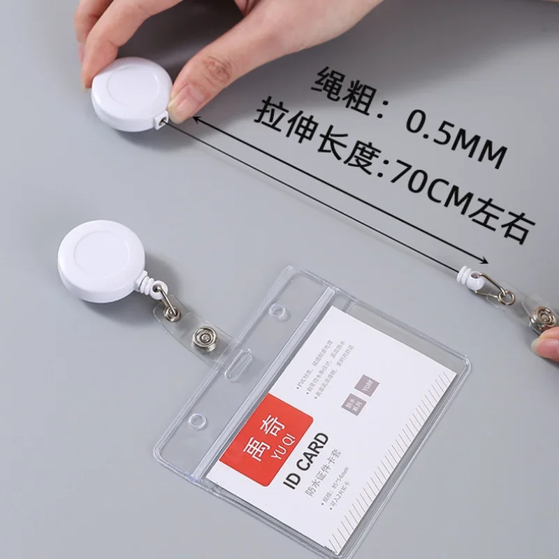 Retractable Pull Badge Reel ABS Plastic Character Scalable Student Nurse Exhibition PVC Business Card Badge Holder
Retractable Pull Badge Reel ABS Plastic Character Scalable Student Nurse Exhibition PVC Business Card Badge Holder