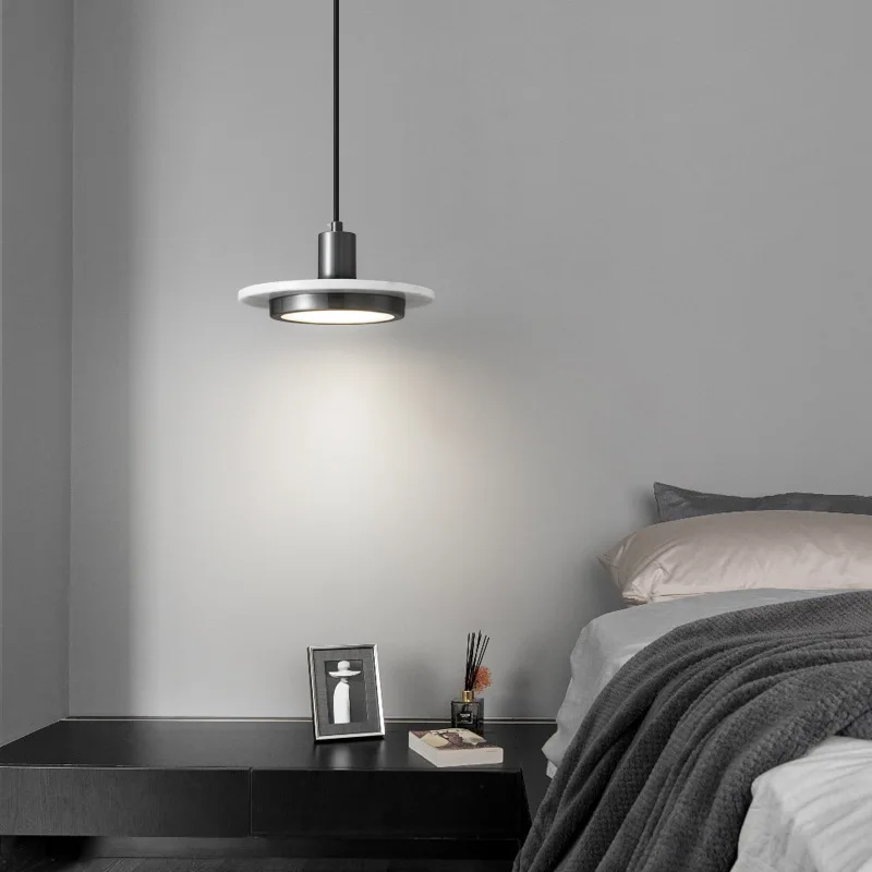 Modern light luxury bedroom restaurant bar minimalist marble pendant light luxurious coffee shop all copper 12W pendant light
Modern light luxury bedroom restaurant bar minimalist marble pendant light luxurious coffee shop all copper 12W pendant light