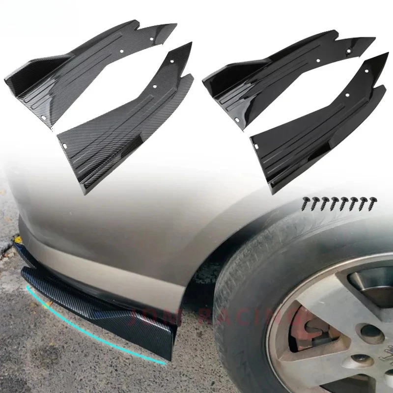 Pair Universal Car Rear Bumper Spoiler Lip Carbon Fiber Wing Trim Protection Anti-crash Diffuser Side Skirt Wrap Angle Splitter
Pair Universal Car Rear Bumper Spoiler Lip Carbon Fiber Wing Trim Protection Anti-crash Diffuser Side Skirt Wrap Angle Splitter