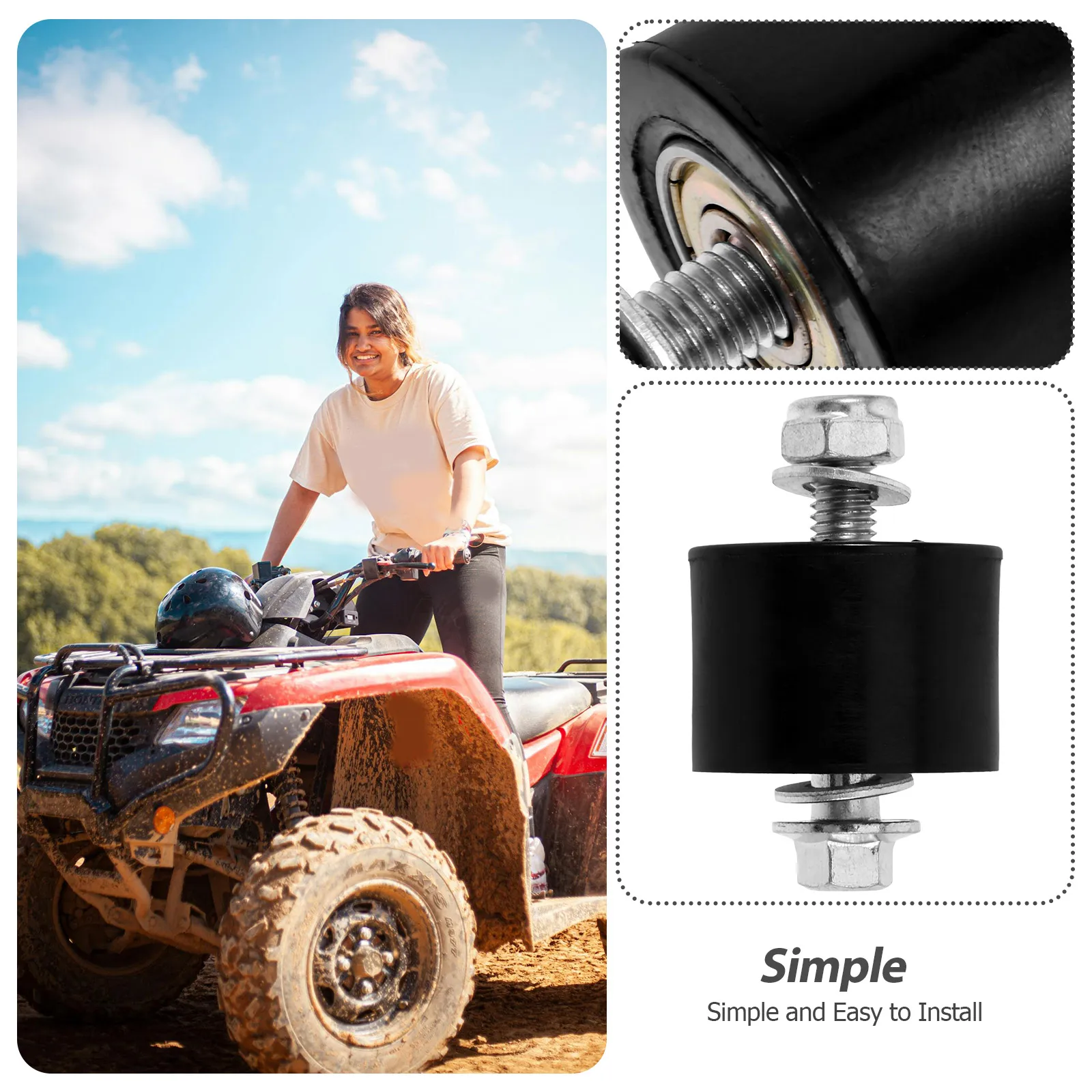 Chain Tensioner Guide Wheel Roller for YFZ350 ATV Dirt Bike Accessories Durable Chain Adjuster Motorcycle Parts
Chain Tensioner Guide Wheel Roller for YFZ350 ATV Dirt Bike Accessories Durable Chain Adjuster Motorcycle Parts