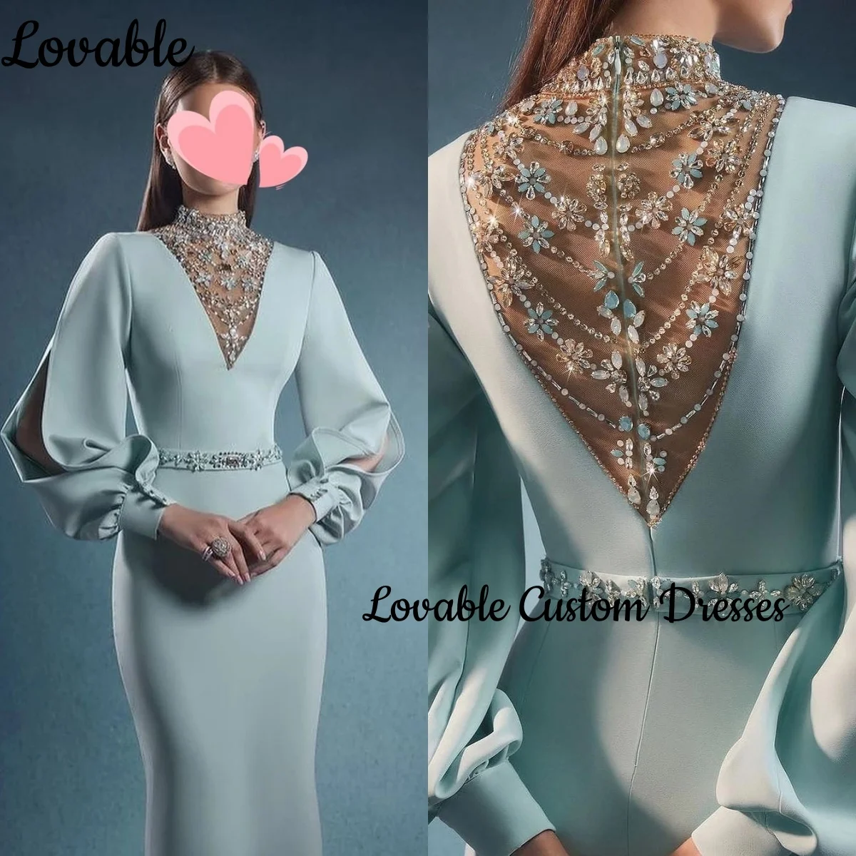 Customized فساتين للمناسبات الخاصة Column Luxury Evening Dresses Scoop Neckline Floor-Length Cocktail Dresses Beadings Zipper Up
Customized فساتين للمناسبات الخاصة Column Luxury Evening Dresses Scoop Neckline Floor-Length Cocktail Dresses Beadings Zipper Up