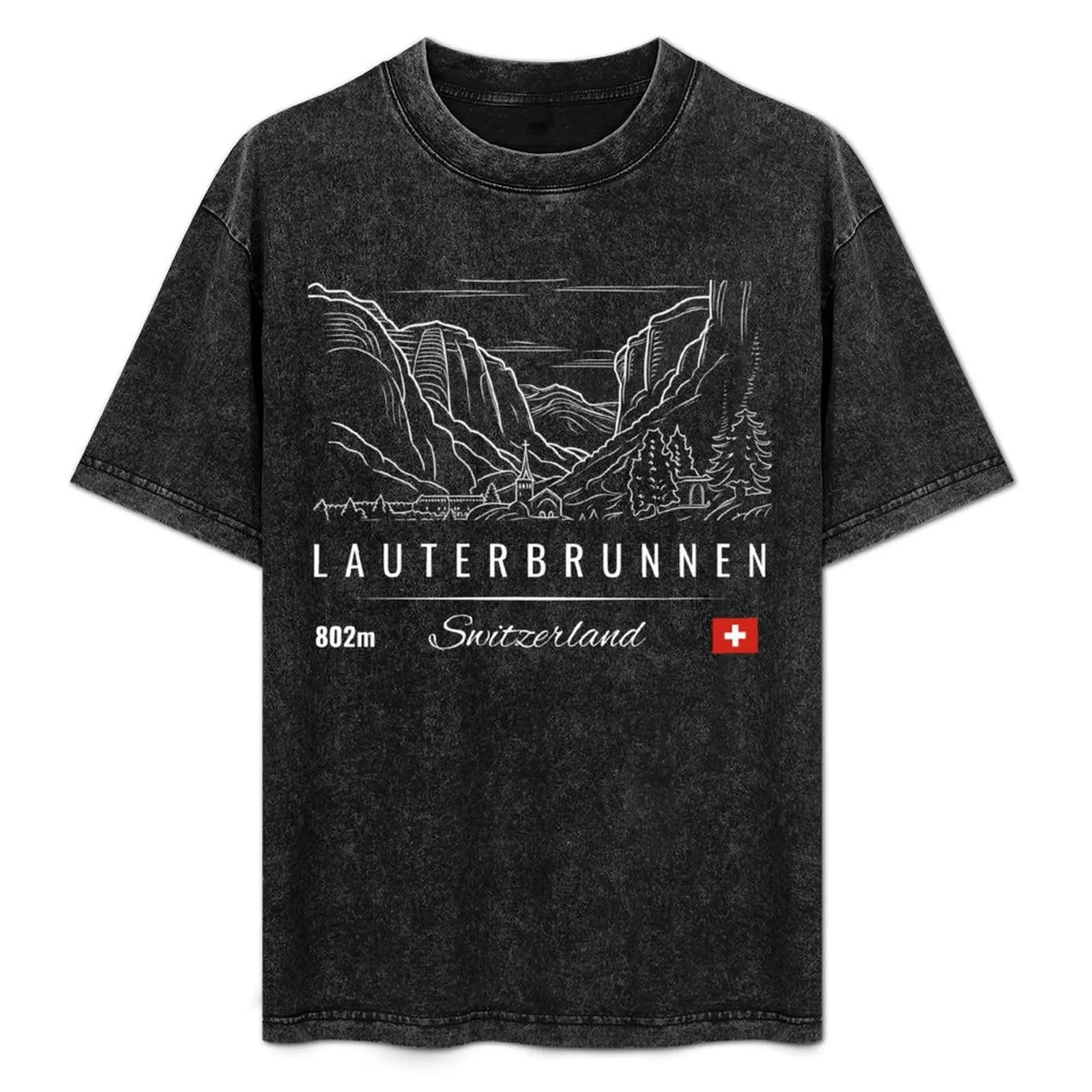 Lauterbrunnen, Switzerland white text T-Shirt Athletic Fit Sports Short Sleeve Top
Lauterbrunnen, Switzerland white text T-Shirt Athletic Fit Sports Short Sleeve Top