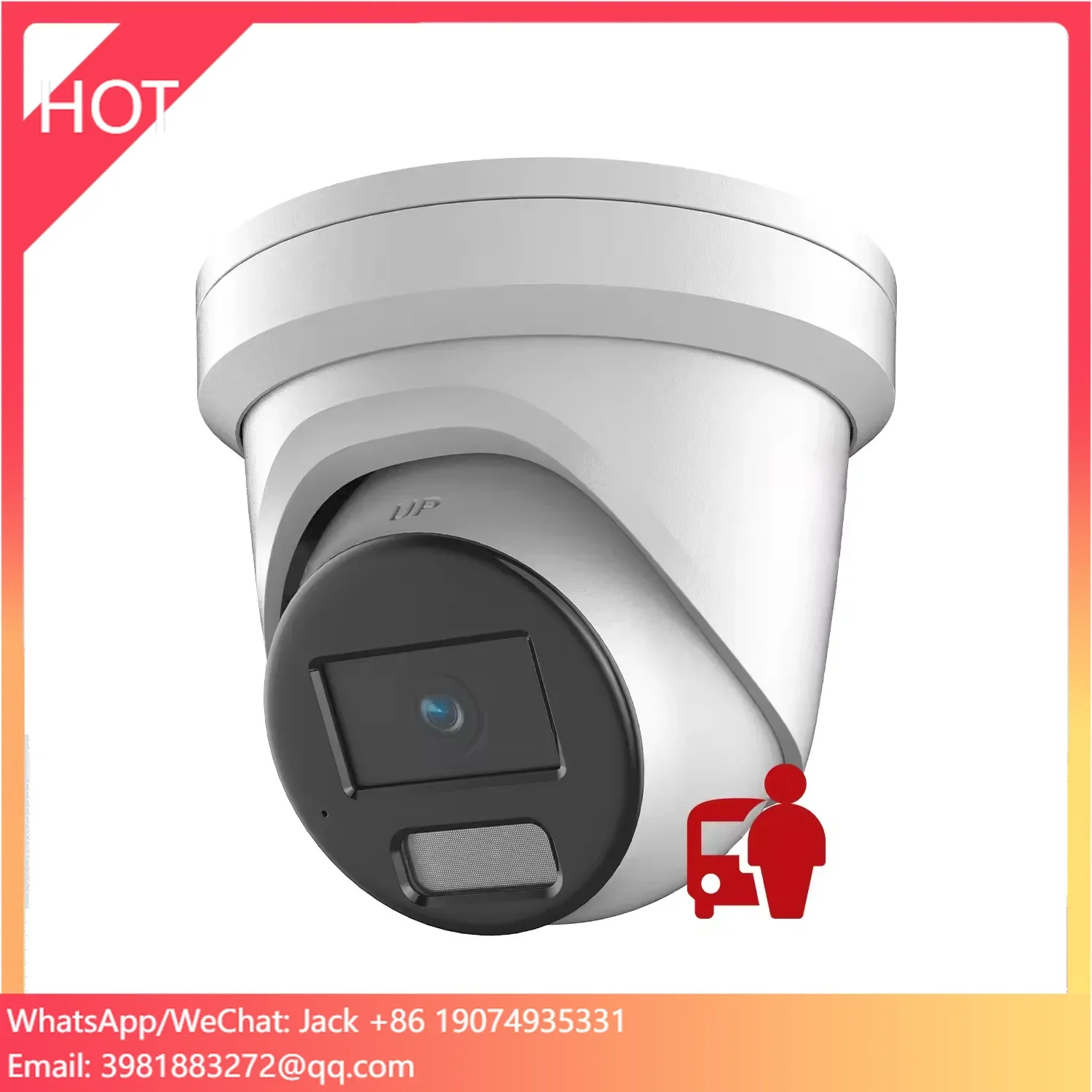8MP IP Camera Poe Security Turret POE Outdoor Camera F1.0 VCA MD 2.0 IR&Color Dual-Light 130db WDR H.265+ POE IP Camera
8MP IP Camera Poe Security Turret POE Outdoor Camera F1.0 VCA MD 2.0 IR&Color Dual-Light 130db WDR H.265+ POE IP Camera