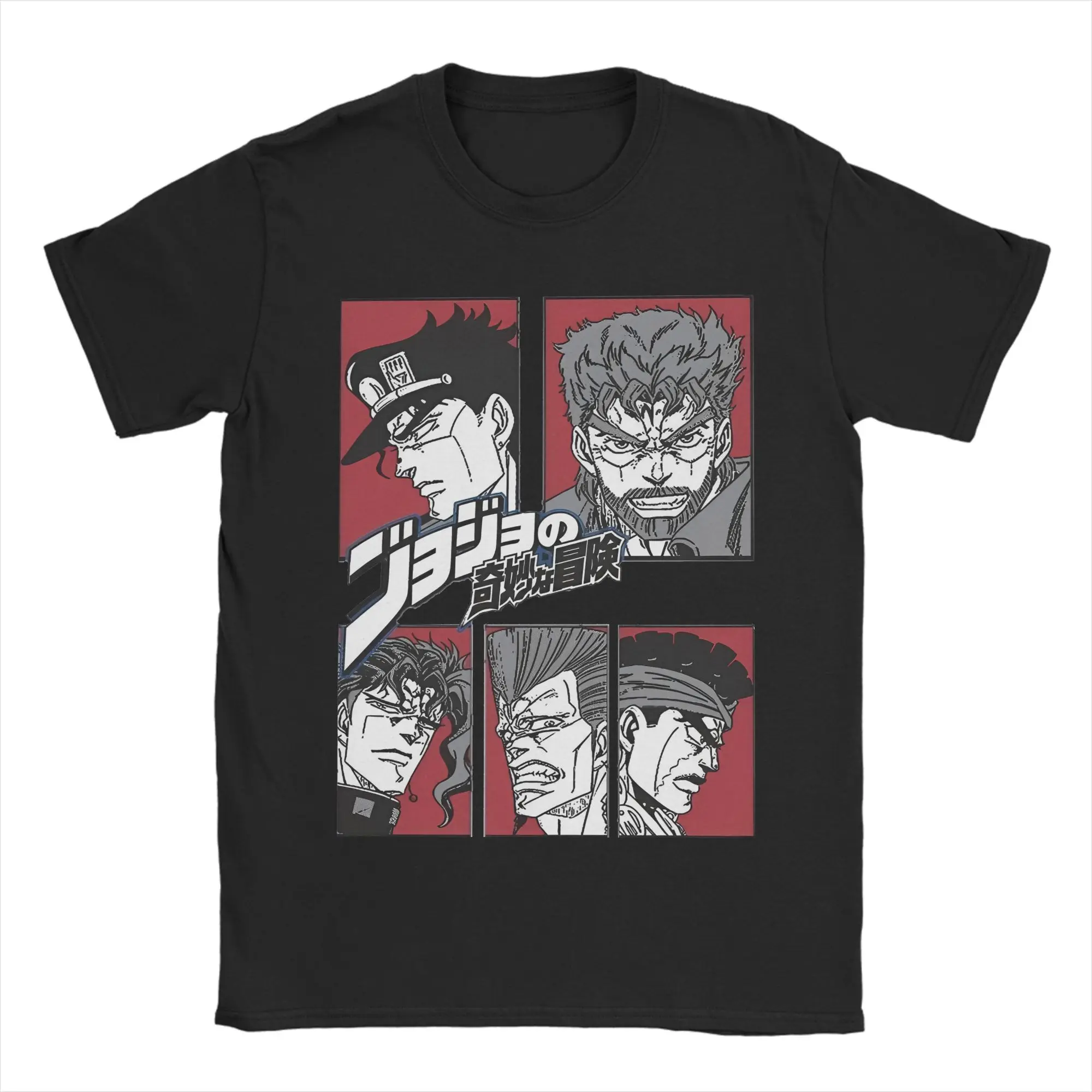 JJBA Jolyne Cujoh Stone Ocean Anime Cotton T-Shirts Hip Hop Tee Shirt for Men Summer Y2K Basic Casual Short Sleeve Tees
JJBA Jolyne Cujoh Stone Ocean Anime Cotton T-Shirts Hip Hop Tee Shirt for Men Summer Y2K Basic Casual Short Sleeve Tees