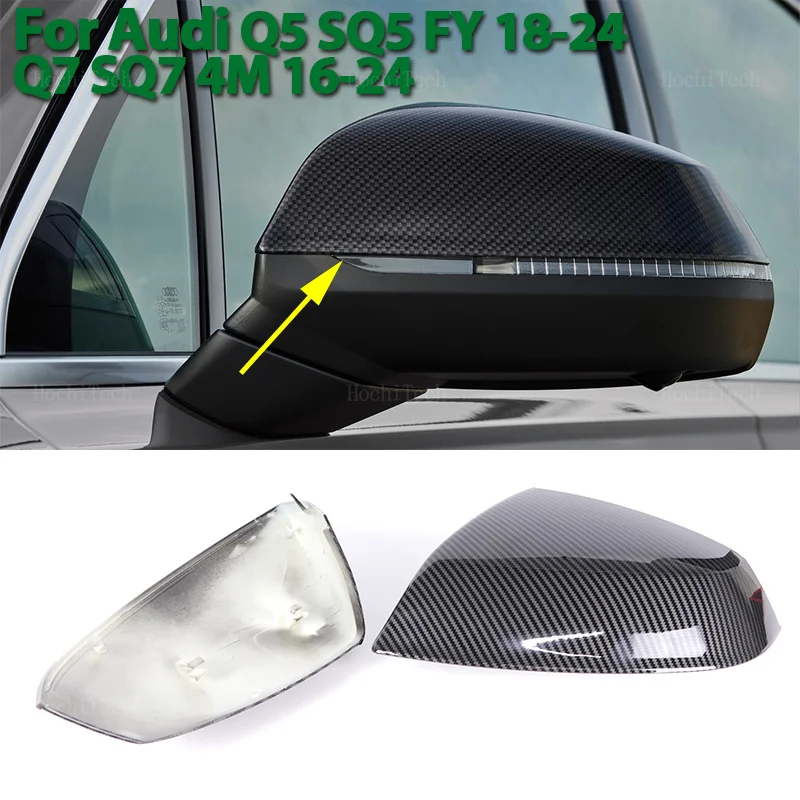 Carbon ABS 2x Mirror Cover Car Side Rearview Mirror Cap Cover Shell Replacement For Audi Q5 SQ5 FY 2018-2024,Q7 SQ7 4M 2016-2024
Carbon ABS 2x Mirror Cover Car Side Rearview Mirror Cap Cover Shell Replacement For Audi Q5 SQ5 FY 2018-2024,Q7 SQ7 4M 2016-2024