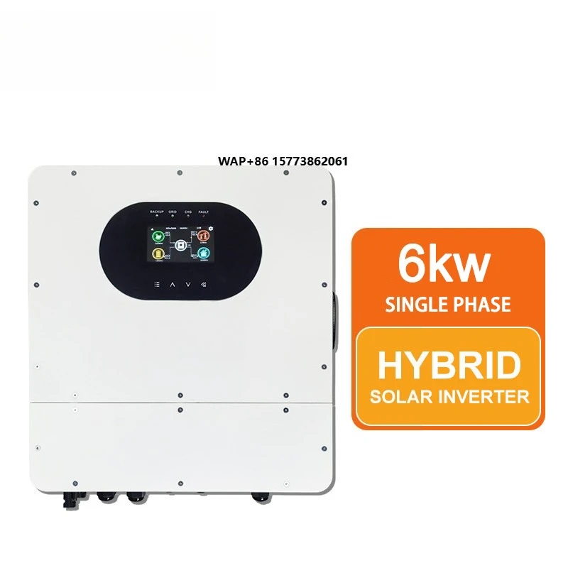 48VDC 6KW 6200W 6.2kw Pure Sine Wave MPPT IP65 Solar Hybrid Inverter 6200 Watt 6000W String Inverter with Single AC Output
48VDC 6KW 6200W 6.2kw Pure Sine Wave MPPT IP65 Solar Hybrid Inverter 6200 Watt 6000W String Inverter with Single AC Output