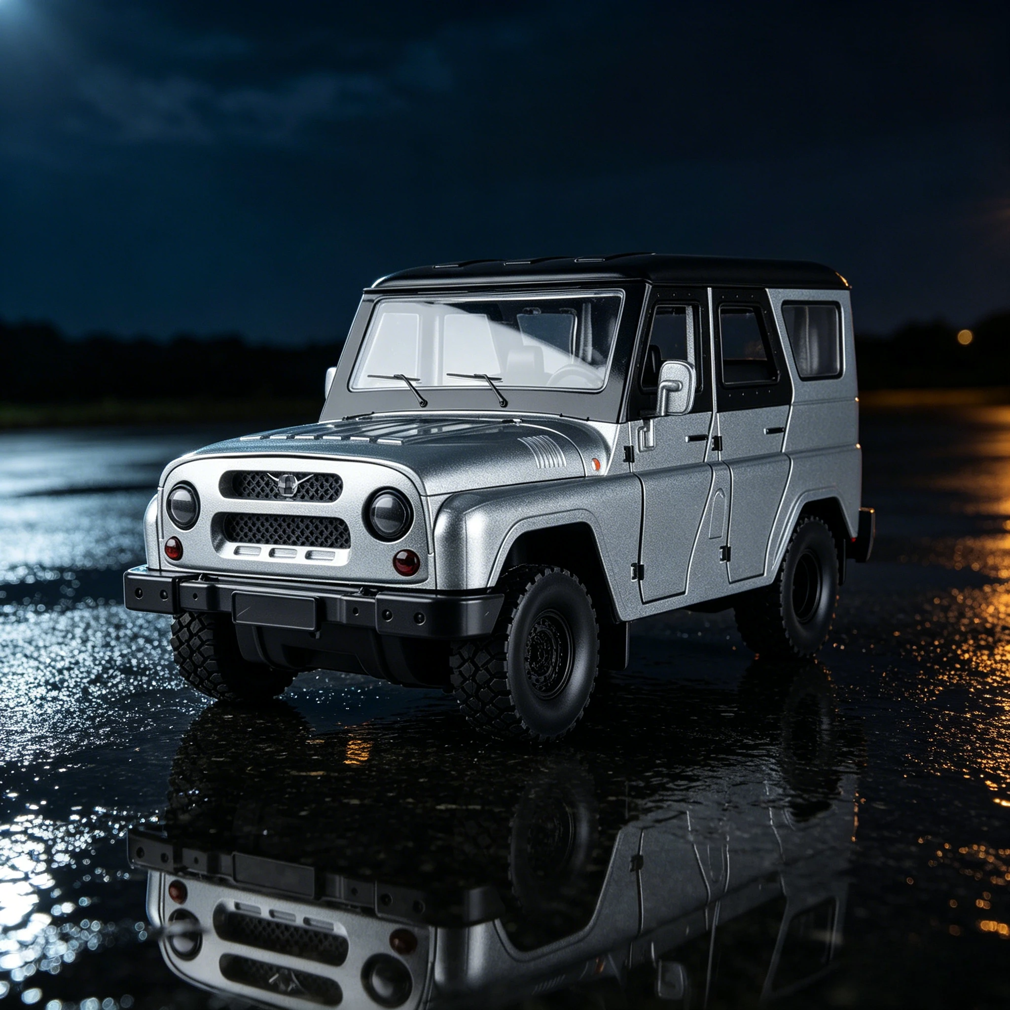 1:18 UAZ Hunter SUV Alloy Car Model Diecast Metal Off-road Vehicles Car Model Sound and Light High Simulation Childrens Toy Gift
1:18 UAZ Hunter SUV Alloy Car Model Diecast Metal Off-road Vehicles Car Model Sound and Light High Simulation Childrens Toy Gift