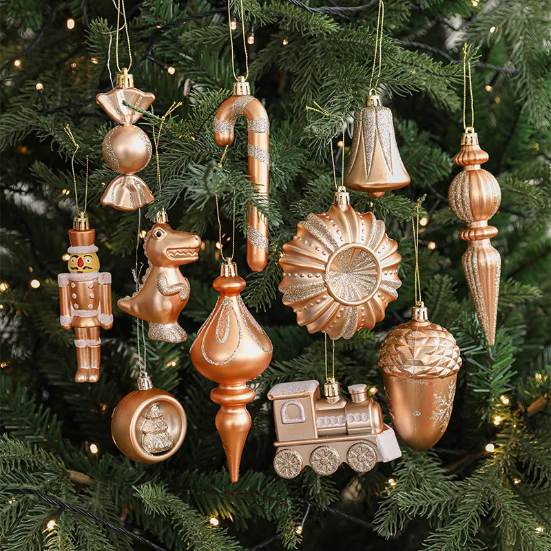 1/2/3/4/6Pcs Plastic Champagne Color Christmas Tree Heterosexual Pendant Set Hanging Decor Creative Decor Ambience Arrangement
1/2/3/4/6Pcs Plastic Champagne Color Christmas Tree Heterosexual Pendant Set Hanging Decor Creative Decor Ambience Arrangement