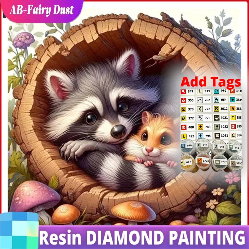 Алмазная мозаика из смолы AB «Волшебная пыль»: Енот, белка, животные, алмазная вышивка, гриб в дупе дерева. Новинки 2026. Подарок ручной работы. C
Алмазная мозаика из смолы AB «Волшебная пыль»: Енот, белка, животные, алмазная вышивка, гриб в дупе дерева. Новинки 2026. Подарок ручной работы. C