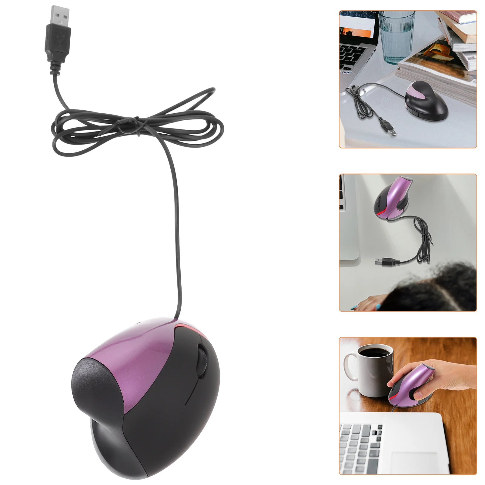 5 Button USB Vertical Mouse Wired Ergonomic Design for Laptop Computer Office Work Comfortable Hand Fit USB Mouse
5 Button USB Vertical Mouse Wired Ergonomic Design for Laptop Computer Office Work Comfortable Hand Fit USB Mouse