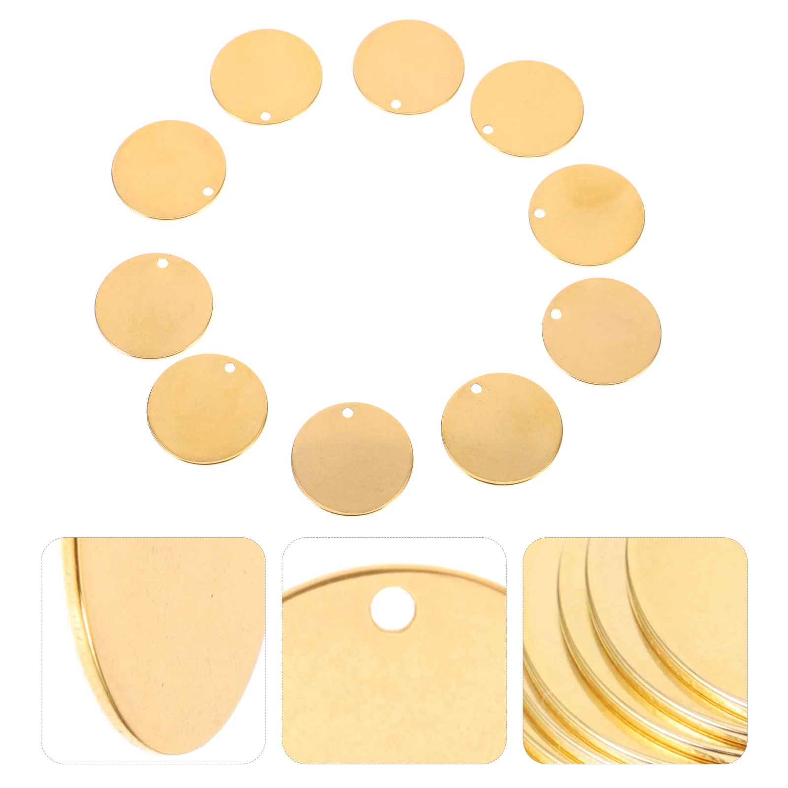 10Pcs Stainless Steel Round Blank Tags Metal Stamping Blanks for DIY Jewelry Necklace Keychain Metal Stamp Engraving Blank Tag
10Pcs Stainless Steel Round Blank Tags Metal Stamping Blanks for DIY Jewelry Necklace Keychain Metal Stamp Engraving Blank Tag