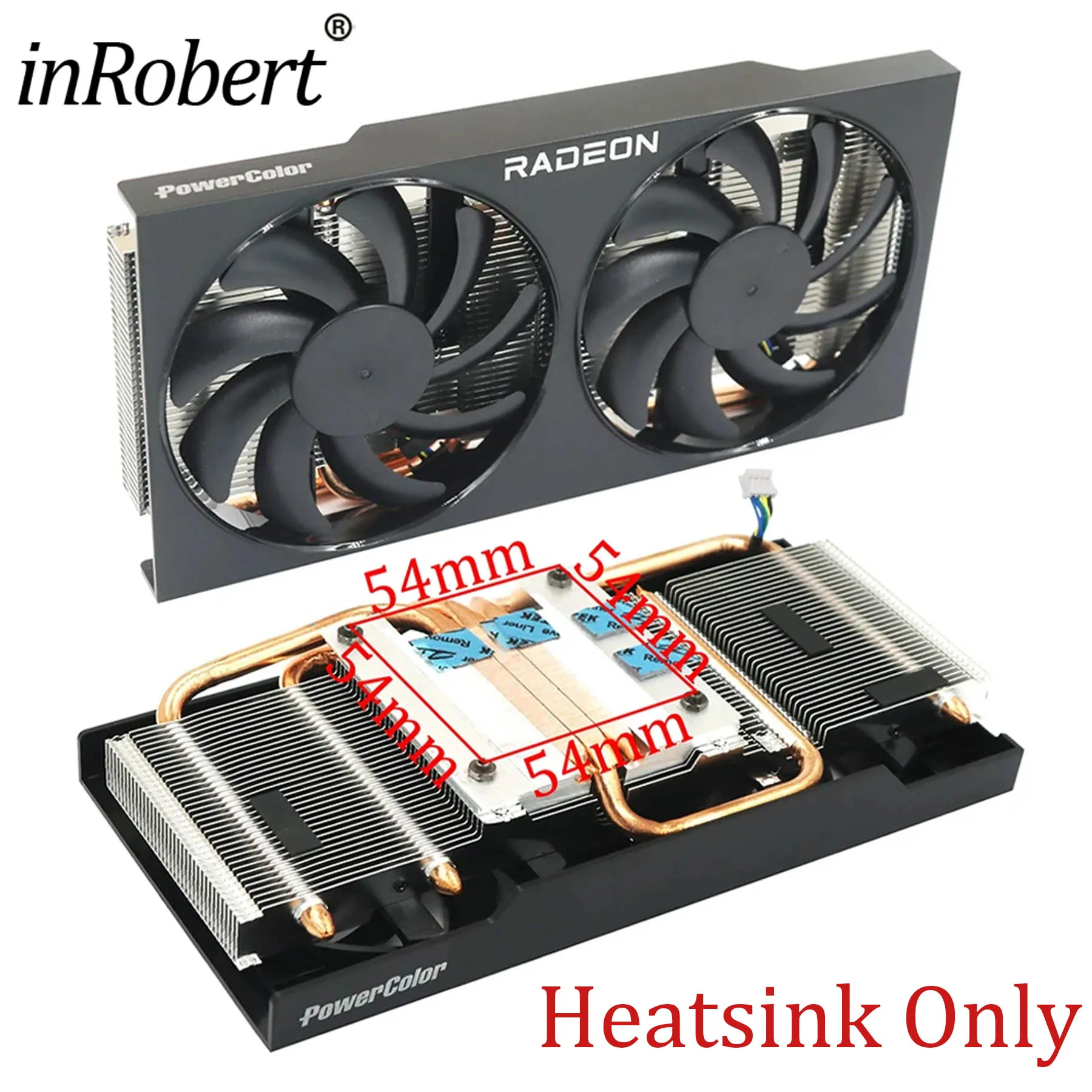 Сменный радиатор для видеокарт Powercolor RX 5500 5700XT 6600 6600XT 6700 6700XT 85 мм
Сменный радиатор для видеокарт Powercolor RX 5500 5700XT 6600 6600XT 6700 6700XT 85 мм
