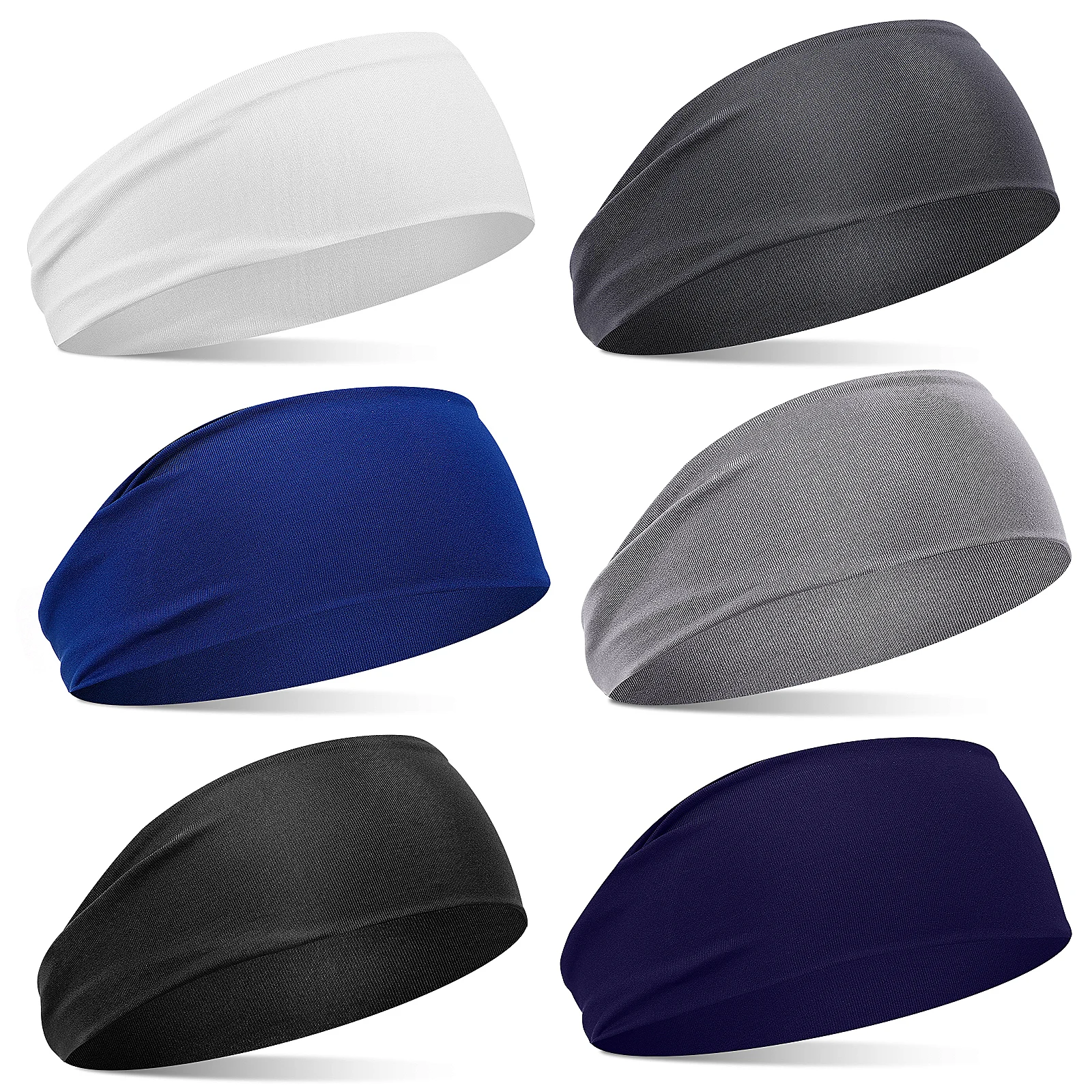 6Pcs Kids Sports Headbands Sweat Absorbing Stretch Wide Elastic Head Band for Soccer Basketball Running Fitness
6Pcs Kids Sports Headbands Sweat Absorbing Stretch Wide Elastic Head Band for Soccer Basketball Running Fitness