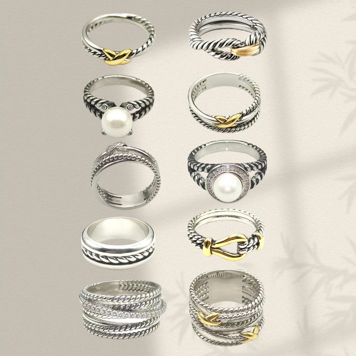 YK 2025 Новое кольцо с жемчугом X-Color, модное и универсальное, роскошный и премиальный подарок, повседневное соответствие
YK 2025 Новое кольцо с жемчугом X-Color, модное и универсальное, роскошный и премиальный подарок, повседневное соответствие