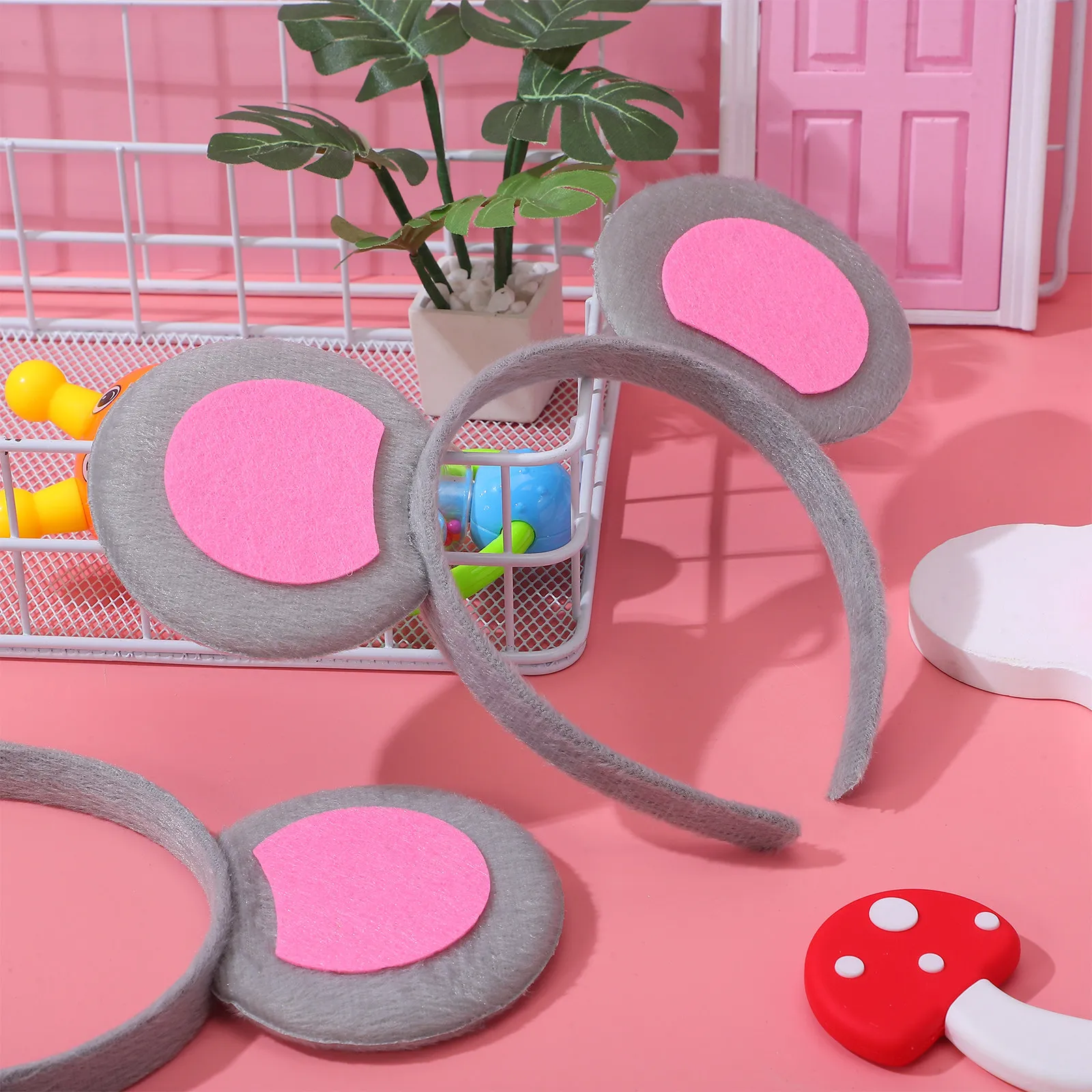 Набор из 6 женских повязок на голову с ушками мыши в мультяшном стиле, милые аксессуары для фестивалей, вечеринок и косплея
Набор из 6 женских повязок на голову с ушками мыши в мультяшном стиле, милые аксессуары для фестивалей, вечеринок и косплея