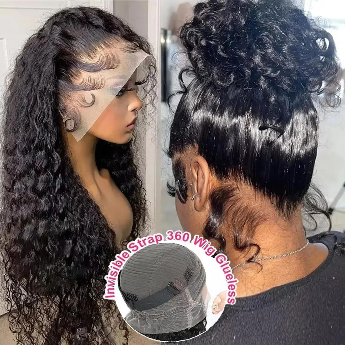 Deep Wave 360 Full Lace Human Hair Wigs Brazilian Water Wave 13x6 HD Lace Frontal Wig Curly Human Hair Wigs For Women PrePlucked
Deep Wave 360 Full Lace Human Hair Wigs Brazilian Water Wave 13x6 HD Lace Frontal Wig Curly Human Hair Wigs For Women PrePlucked
