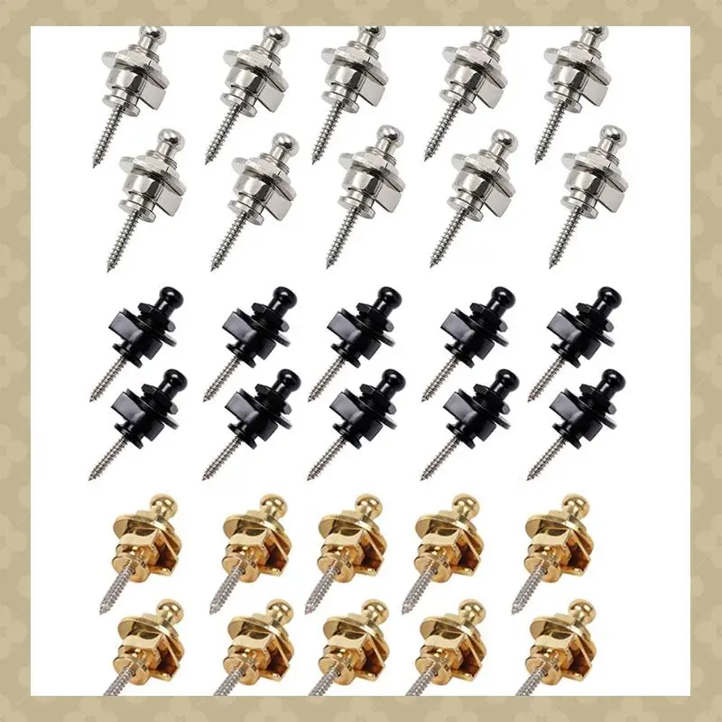 30PCS Guitar Strap Lock Buttons Quick Release Guitar Strap Buttons Easy Install Easy To Use
30PCS Guitar Strap Lock Buttons Quick Release Guitar Strap Buttons Easy Install Easy To Use