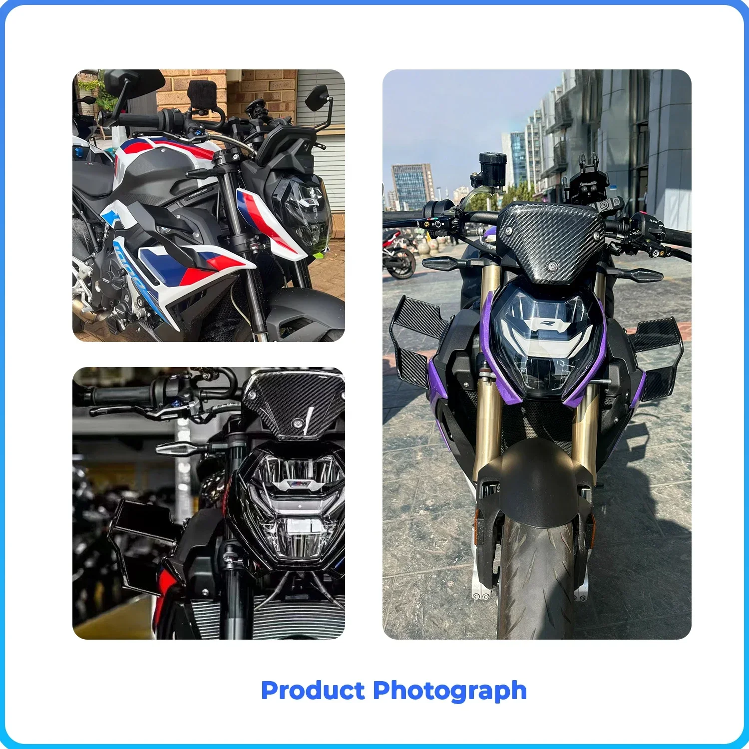 New for Bmw S1000r M1000r S 1000r S1000 R 2021-2023 Carbon Fibre Motorcycles Accessories Winglet Aerodynamic Wing Kit Spoilers
New for Bmw S1000r M1000r S 1000r S1000 R 2021-2023 Carbon Fibre Motorcycles Accessories Winglet Aerodynamic Wing Kit Spoilers
