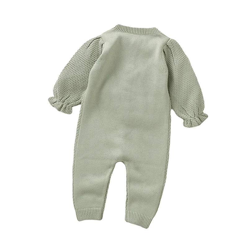 Floral Print Baby Girls Long Sleeve Rompers Breathable Newborn One-piece Outfits Knit Acrylic Infant Jumpsuit Bodysuit
Floral Print Baby Girls Long Sleeve Rompers Breathable Newborn One-piece Outfits Knit Acrylic Infant Jumpsuit Bodysuit