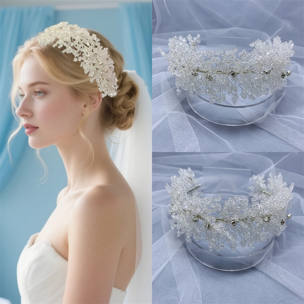 Handmade Fashion Crystal Hairband Tiara Rhinestone Hair Vine Headband Bridal Wedding Hair Accessories Jewelry Hairband Tiara
Handmade Fashion Crystal Hairband Tiara Rhinestone Hair Vine Headband Bridal Wedding Hair Accessories Jewelry Hairband Tiara