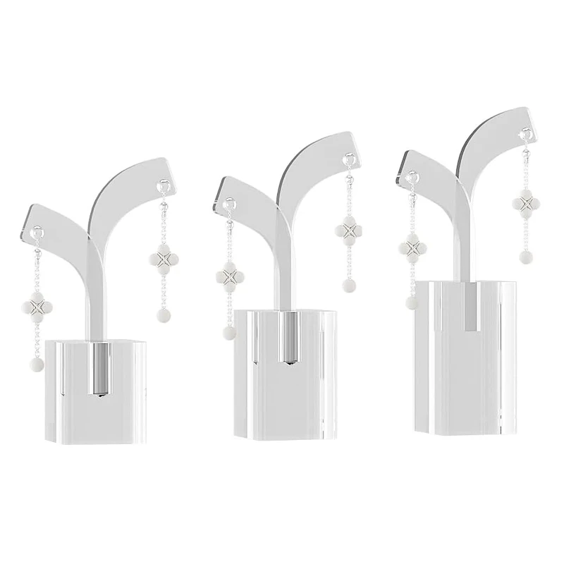 Modern Square Clear Acrylic Earring Holder Display Stand Jewelry Organizer Rack Plexiglass Earring Jewelry Display Block
Modern Square Clear Acrylic Earring Holder Display Stand Jewelry Organizer Rack Plexiglass Earring Jewelry Display Block