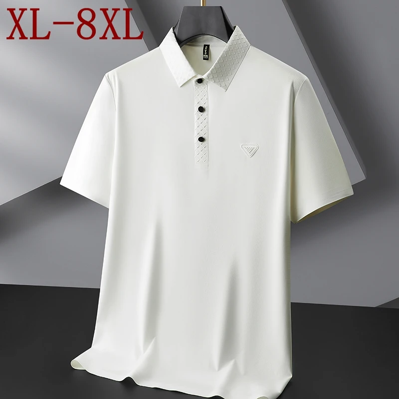 Мужская футболка-поло с принтом, большие размеры (6XL, 7XL, 8XL), новая летняя коллекция 2026, люксовая, модная, свободного кроя, с коротким рукавом
Мужская футболка-поло с принтом, большие размеры (6XL, 7XL, 8XL), новая летняя коллекция 2026, люксовая, модная, свободного кроя, с коротким рукавом