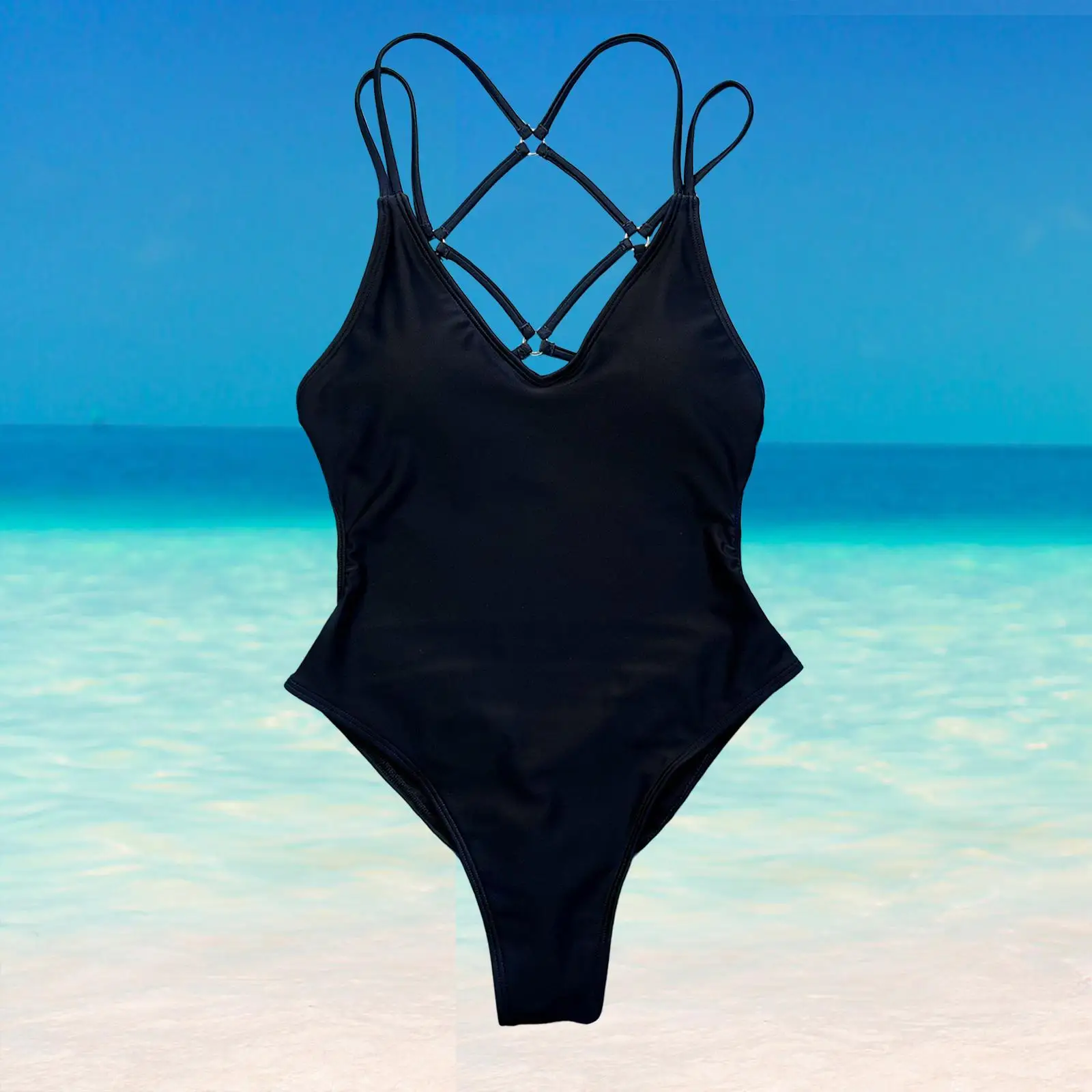 Bathing Suit Halter Swimwear Backless Summer Beach Women Onepiece Swimsuits
Bathing Suit Halter Swimwear Backless Summer Beach Women Onepiece Swimsuits