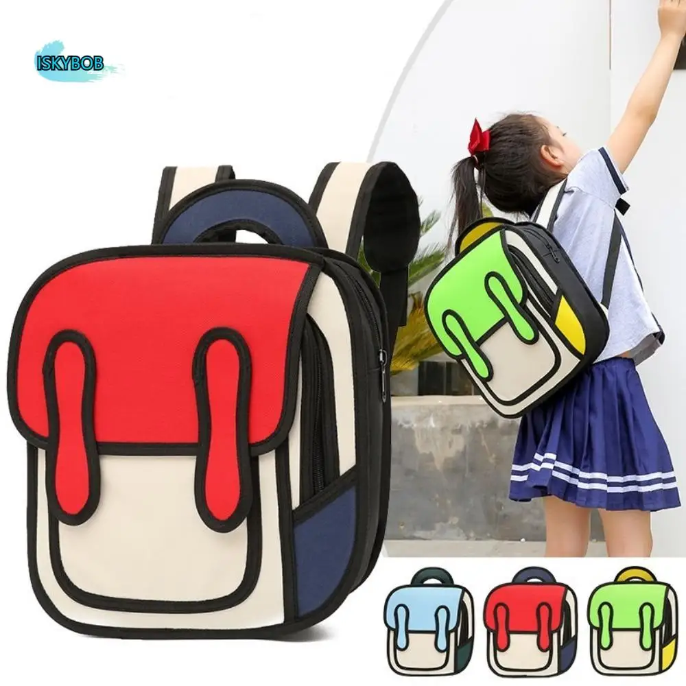 Cute Cartoon 3D Jump Style Backpack Y2K Oxford Children Schoolbag Zipper Pocket Korean Style Student Backpack Kids
Cute Cartoon 3D Jump Style Backpack Y2K Oxford Children Schoolbag Zipper Pocket Korean Style Student Backpack Kids