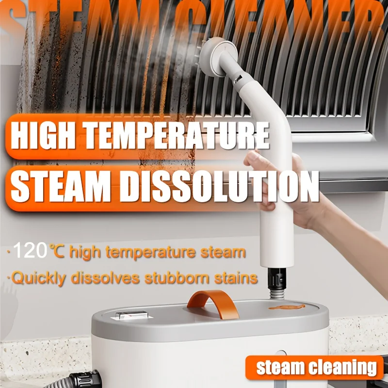 4.4bar High-power Fast Heating Handheld Steam Cleaner -6 Multifunctional Drama Heads, Large Capacity And Dual Safety Automatic New Electric Protection (kitchen, Sofa, Floor, Bathroom, Air Conditioning, Refrigerator, Cars)
4.4bar High-power Fast Heating Handheld Steam Cleaner -6 Multifunctional Drama Heads, Large Capacity And Dual Safety Automatic New Electric Protection (kitchen, Sofa, Floor, Bathroom, Air Conditioning, Refrigerator, Cars)
