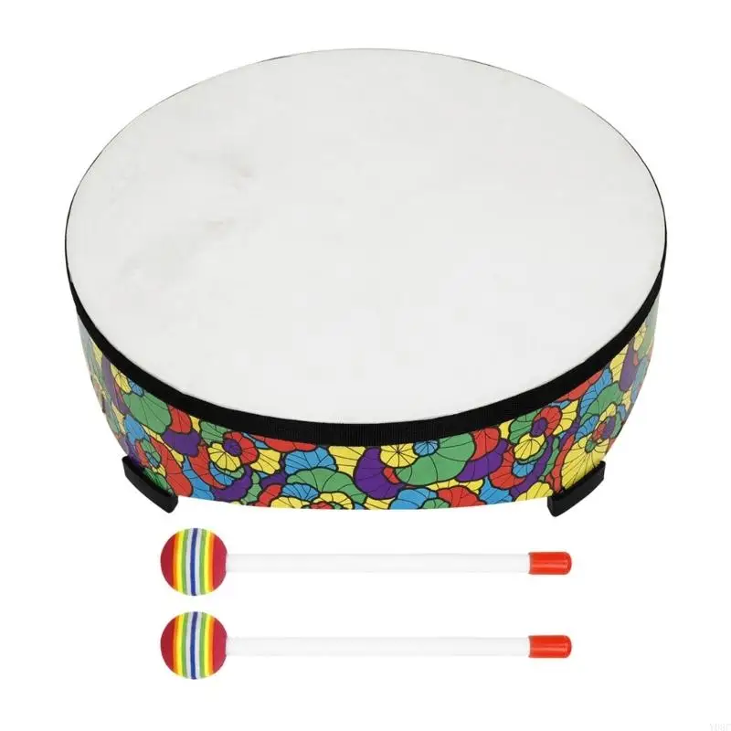 Y08C Floor Drum Orff Tambourine Kids Ground Drum Handheld Percussion Instrument
Y08C Floor Drum Orff Tambourine Kids Ground Drum Handheld Percussion Instrument